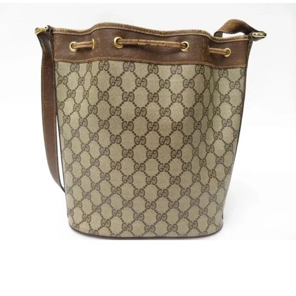 💎🥂 AUTHENTIC Luxury Gucci Brown and  Shoulder Bag - Picture 5 of 13